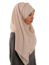 XXL headscarf 160cm X 160cm nature white