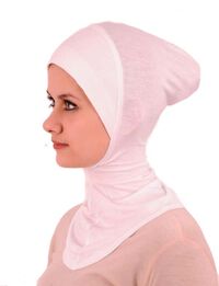 Ninja komplett Bonnet Hijab weiss