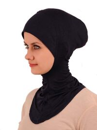 Ninja komplett Bonnet Hijab schwarz