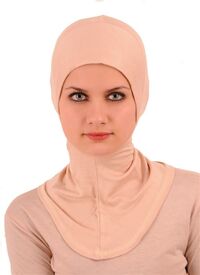 Ninja komplett Bonnet Hijab beige