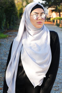 XXL headscarf 160cm X 160cm  Light Grey
