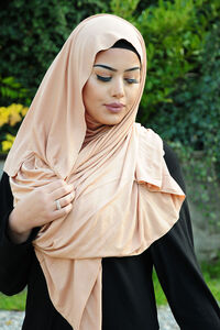 Hijab Jersey Farah Agypten taupe claire