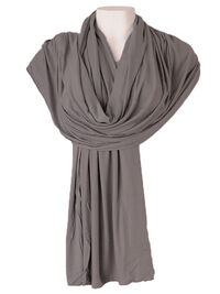 Premium Farah gypten Jersey Hijab - 200 x 80 cm - Hchste Qualitt fr Tragekomfort  dunkelgrau