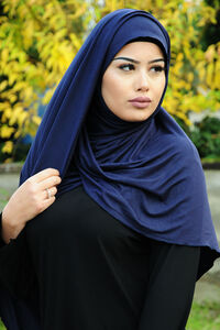 Hijab Jersey Farah Agypten bleu marine
