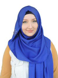 Highlight Scarf Hijab blue