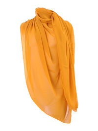 Grand Hijab carré (140cm X 140cm) jaune