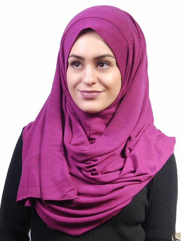 Hijab Kuwaity Melange fuchsia