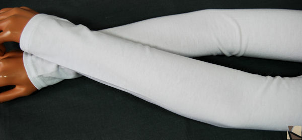 Gloves extra long 45 cm white