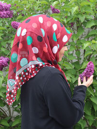 Foulard Hijab bordeaux