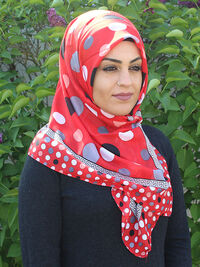 Hijab head scarf  red