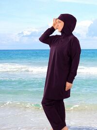 Muslim Swimsuit  violet L