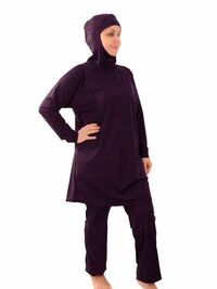 Muslim Swimsuit  violet L