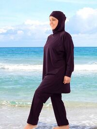 Swimwear femmes musulmanes violet L