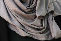 Hijab Kuwaity Paillettes gris foncé