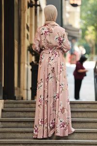 Modest Fashion Powder Pink Hijab Kleid PD