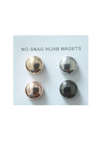 Épingles magnétiques rondes pour hijab (4 sets brillant)